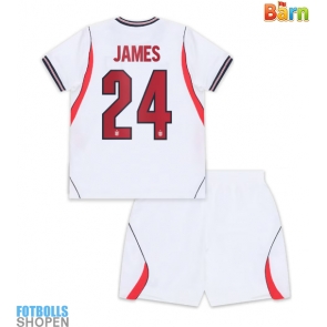 Billiga England Reece James #24 Hemmatröja Barn VM 2026 Kortärmad (+ Korta byxor)